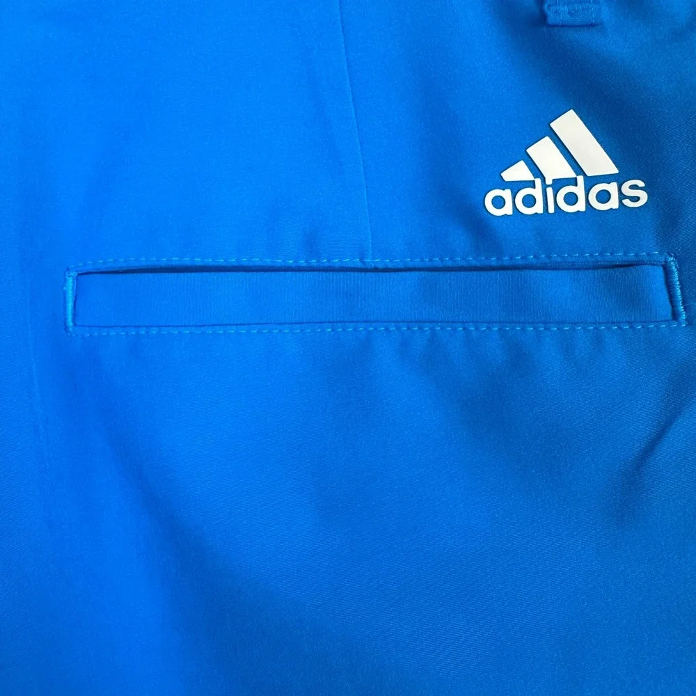 Adidas Primegreen Golf Shorts Mens 34 Blue Performance Athletic Sporty